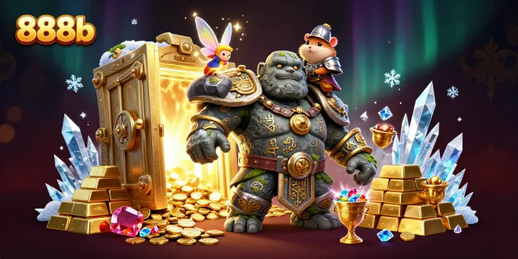 Join the excitement at 888b with a magical depiction of casino adventures.