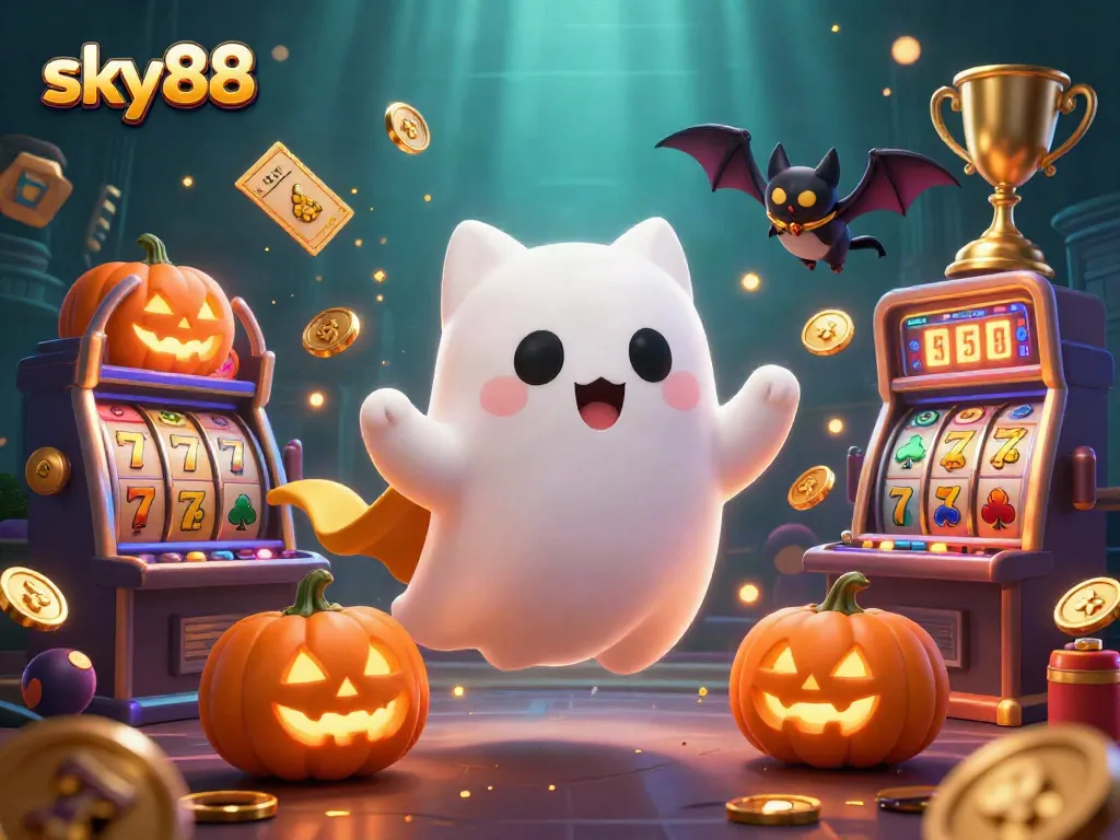 Engage in thrilling gameplay at sky88 with flying slot reels and glowing jackpots.