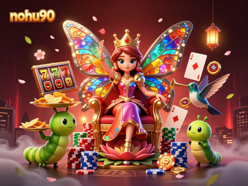 Nohu90 offers thrilling jackpots and vivid gameplay with vibrant characters and slot elements.