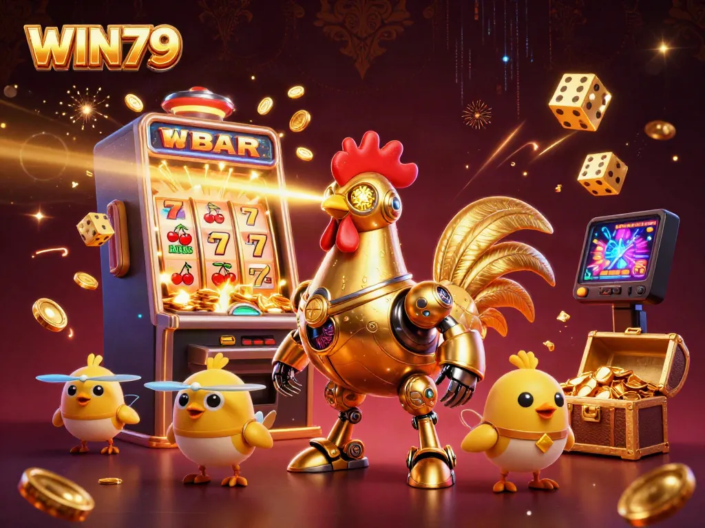 Experience the thrill of WIN79 with vibrant casino adventures featuring slots and golden treasures.