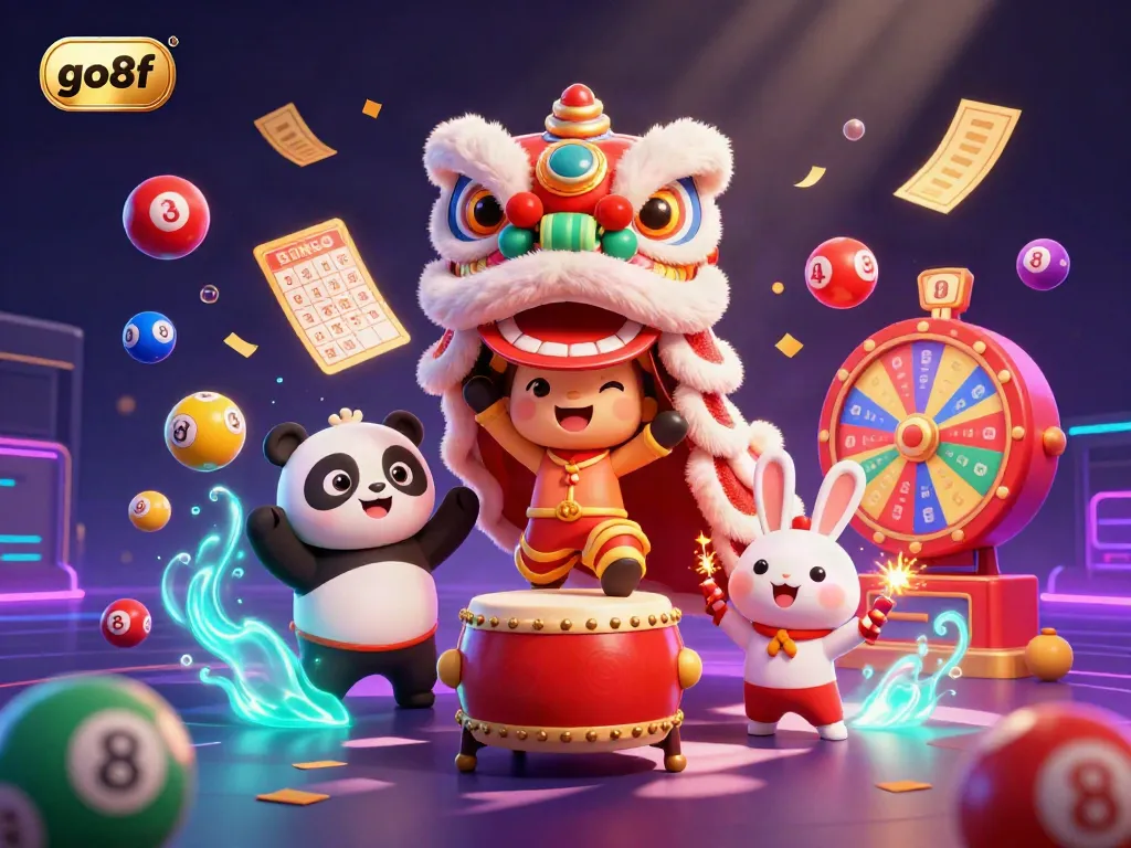 Experience exciting gameplay at go8f with vibrant lottery elements and a lively celebration atmosphere.