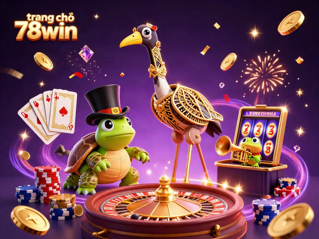 Experience excitement at trang chủ 78win with a vibrant casino scene featuring dynamic game elements.