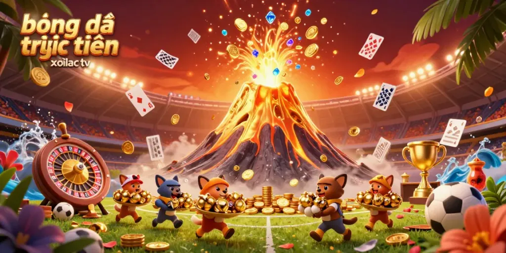 Explore the thrilling world of bóng đá trực tuyến xoilac tv with dynamic sports betting elements and treasure.