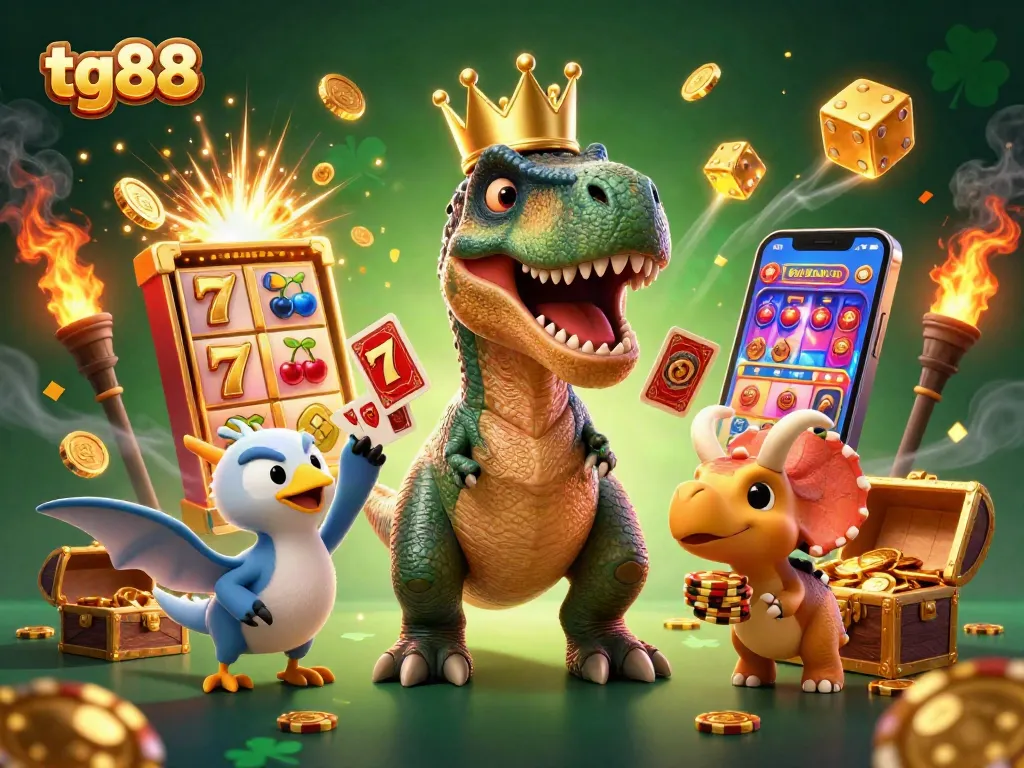Experience thrilling gameplay with tg88's unique characters and casino elements sparking excitement!