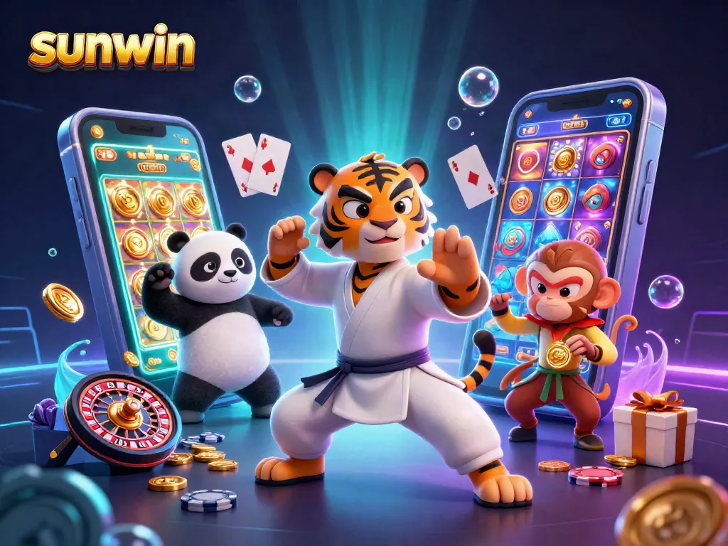 Experience the thrill of winning with sunwin while the kung fu tiger leads the way in this casino adventure!